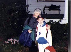 Ruth Bennett McDougal Dorrough; Ben Dorrough; Canandaigua, NY; our house